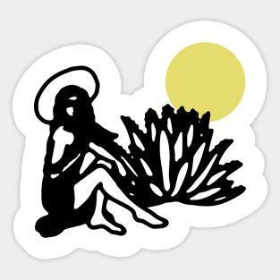 Agave Woman Sticker